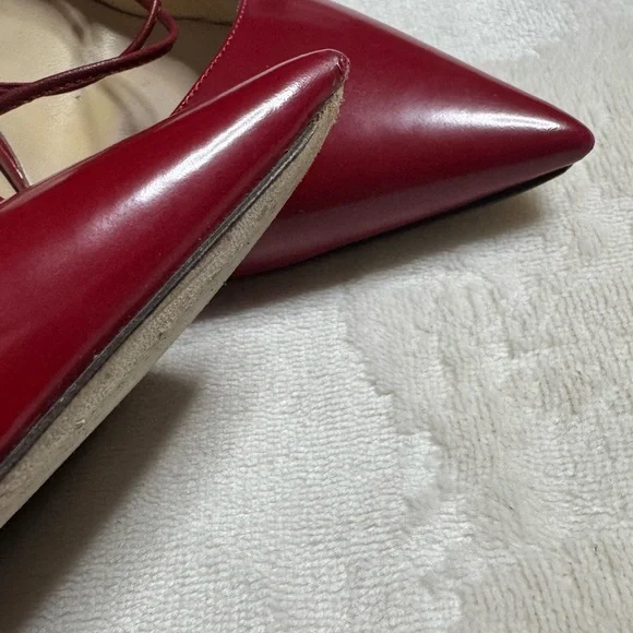 Jimmy Choo Strappy Red Heels - Picture 6 of 9